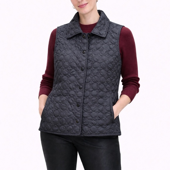 Julia Jackets & Blazers - Juli Women's Quilted Black Vest